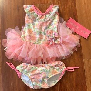 Baby floral bathingsuit